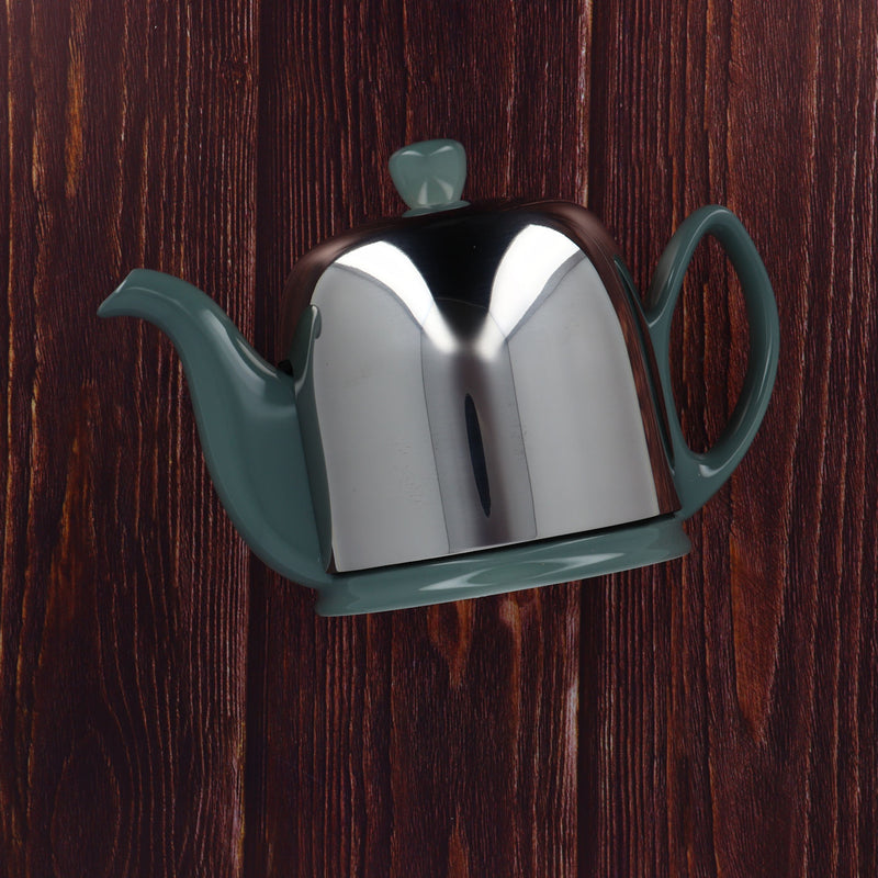 Tea pot jade aluminium Lid 4 cups