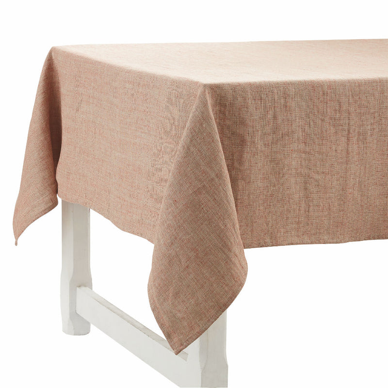 Charvet Coated Tablecloth Red Colored